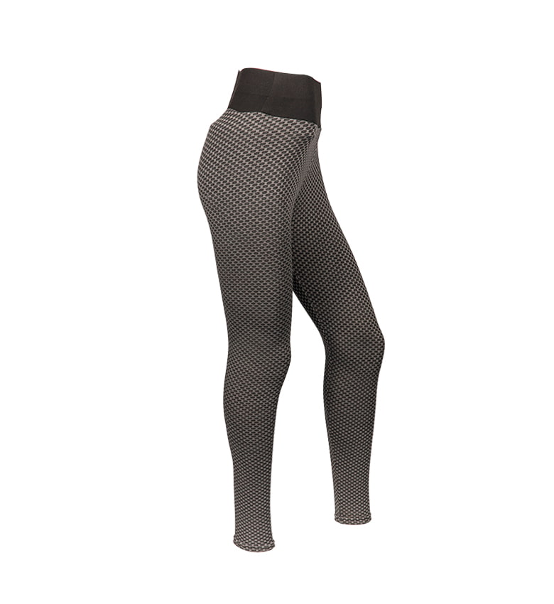 Calças de ioga de cintura alta com grade de bolhas jacquard fitness para mulheres